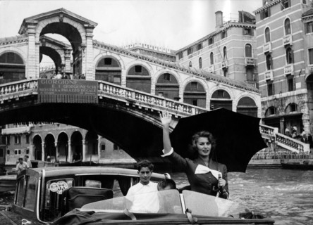 Sophia Loren in Venice, 1955