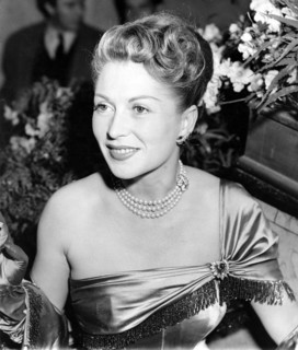 Josette DAY at the premiere party, 1950