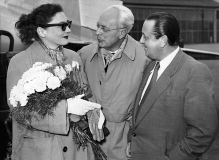 Zarah LEANDER in Munich, 1952