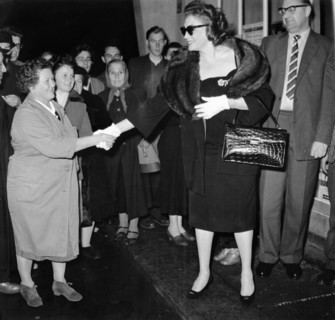 Zarah LEANDER in Marienfelde, 1959