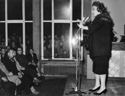 Zarah LEANDER in Marienfelde, 1959