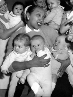 Josephine visits the infant home