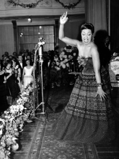 Josephine BAKER at the press ball