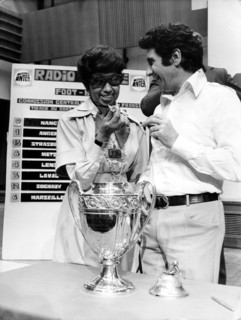 Josephine BAKER and Gilbert BECAUD, football draw