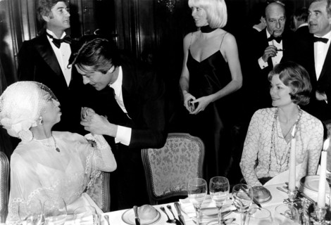 Josephine BAKER, Alain DELON and Gracia PATRICIA, Paris 1975