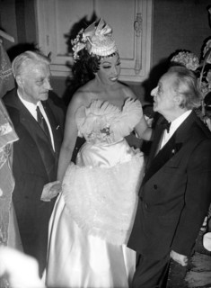 Josephine BAKER after a performance