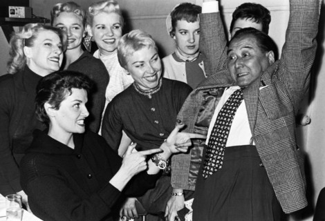 Jane RUSSELL and Suisei MATSUI, Yokohama 1957