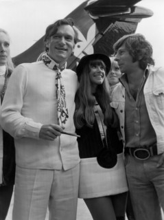 Hugh HEFNER, Barbara BENTON and Roman POLANSKI, 1970