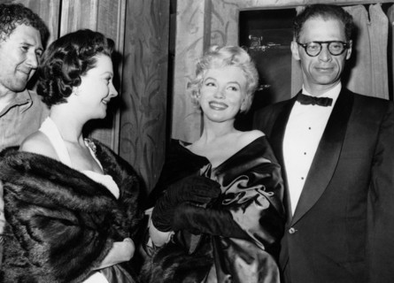 Vivien LEIGH, Marilyn MONROE and Arthur MILLER, London 1955