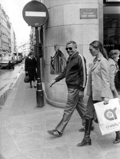 Glenn FORD with his wife Cynthia HAYWARD in Paris, 1977