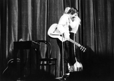 Wolf BIERMANN and Eva-Maria HAAGEN, in Hamburg 1977