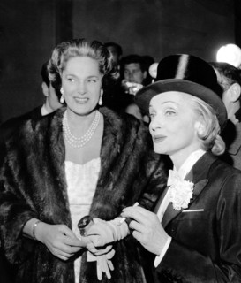 Marlene DIETRICH and the Begum AGA KAHN, 1959