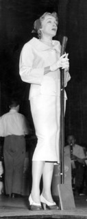 Marlene DIETRICH at the Palladium, 1955