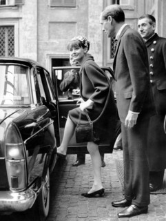 Audrey HEPBURN and Mel FERRER in Rome, 1964
