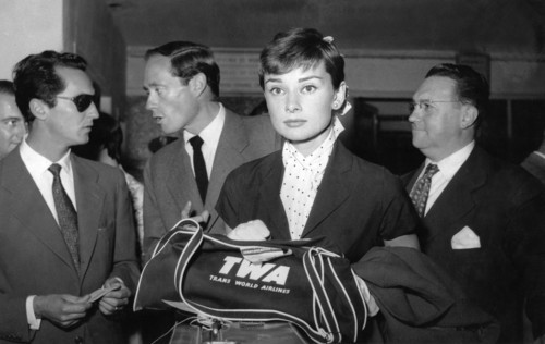 Audrey HEPBURN and Mel FERRER in Madrid, 1955