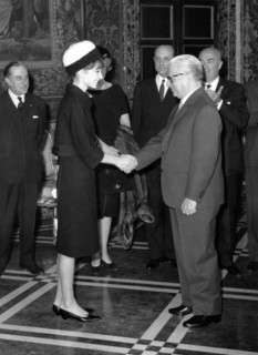 Audrey HEPBURN and Giovanni GRONCHI, 1961