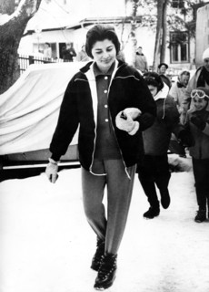 Princess SORAYA, St. Anton am Arlberg 1959