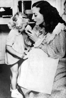 Joan CRAWFORD with her niece Joan Crawford LeSUEUR, 1937