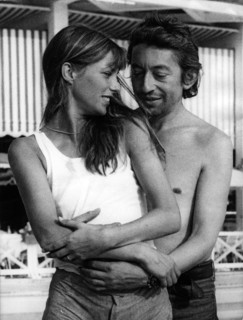 Jane BIRKIN and Serge GAINSBOURG in Cannes, 1972