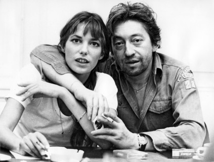 Jane BIRKIN and Serge GAINSBOURG in Hamburg, 1976