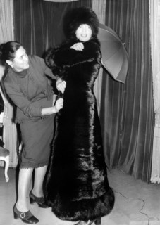 Romy SCHNEIDER in an evening dress