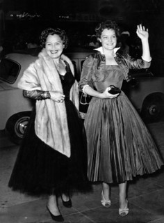 Magda and Romy SCHNEIDER, Berlin Film Festival 1955
