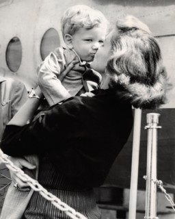 Lauren BACALL with son Steven