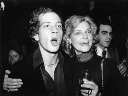 Lauren BACALL and son Stephen BOGART