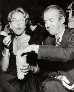James STEWART and wife Gloria
