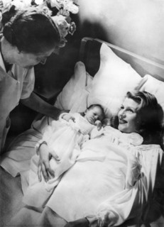 Rita HAYWORTH birth of daughter Yasmin