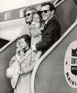 Rita HAYWORTH with family