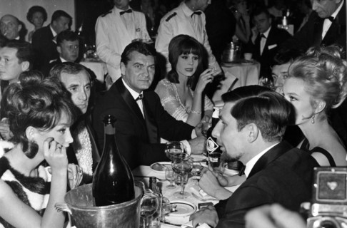 Party at the Lido de Paris, 1962