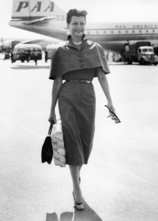 Rita HAYWORTH, arrival London 1956