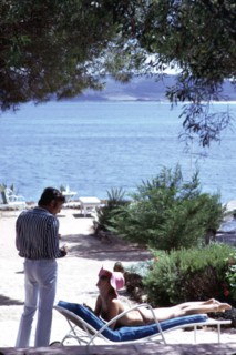 Gunter SACHS and Brigitte BARDOT, St. Tropez 1966