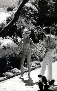 Brigitte BARDOT and Gunter SACHS, St. Tropez 1966