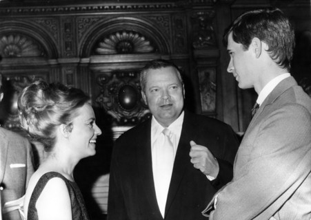 Jeanne MOREAU, Orson WELLES and Anthony PERKINS, 1962