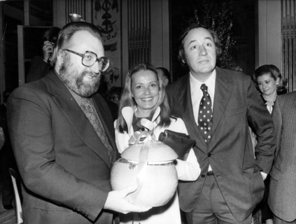 Sergio LEONE, Jeanne MOREAU and Philippe NOIRET, 1972
