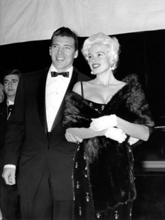 Jayne MANSFIELD with husband in Cannes