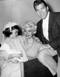 Jayne MANSFIELD with husband and daughter