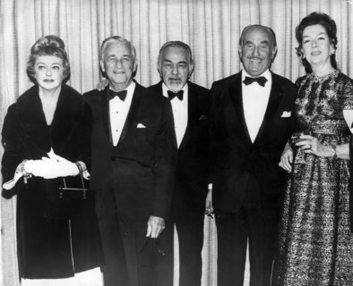 Bette DAVIS, Mervyn LeROY, Edward G. ROBINSON, Jack WARNER and Rosalind RUSSEL
