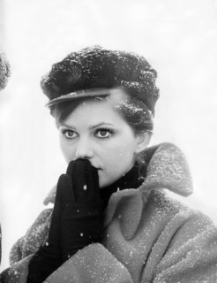 Claudia CARDINALE in the snow