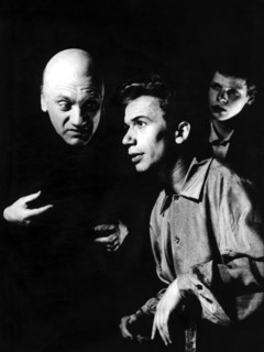 Joseph OFFENBACH and Heinz REINCKE in 'Thomas Chatterton', Hamburg 1956