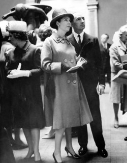 John PROFUMO and Valerie HOBSON at an exhibition, London 1963