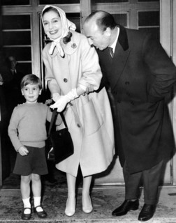 John PROFUMO and Valerie HOBSON with son David John PROFUMO, 1960