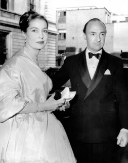 John PROFUMO and Valerie HOBSON in front of the Royal Opera House, 1959