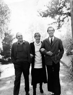 Ingmar BERGMAN, Liv ULLMANN and David CARRADINE, Munich 1976