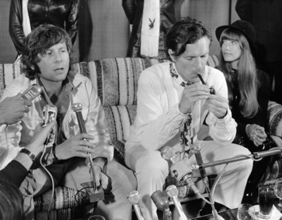 Roman POLANSKI, Hugh HEFNER and Barbi BENTON, Paris 1970