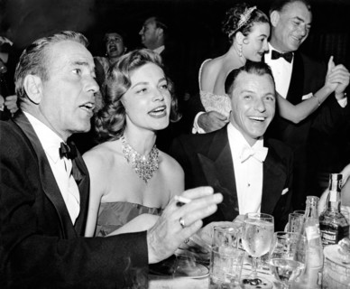 Humphrey BOGART, Lauren BACALL and Frank SINATRA
