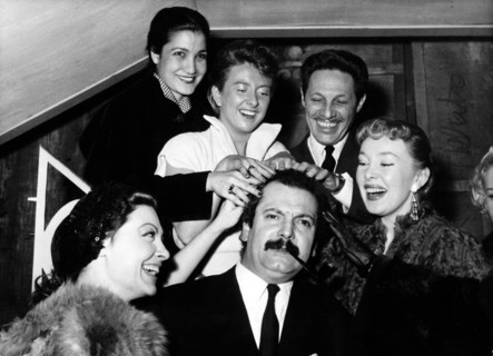 Georges BRASSENS, Mick MICHEYL and Jean SABLON, Paris 1954