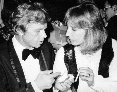 Hardy KRÜGER with his wife Fancesca